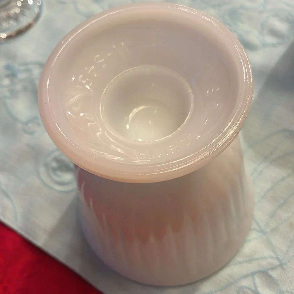 Beautiful vintage milk glass dish